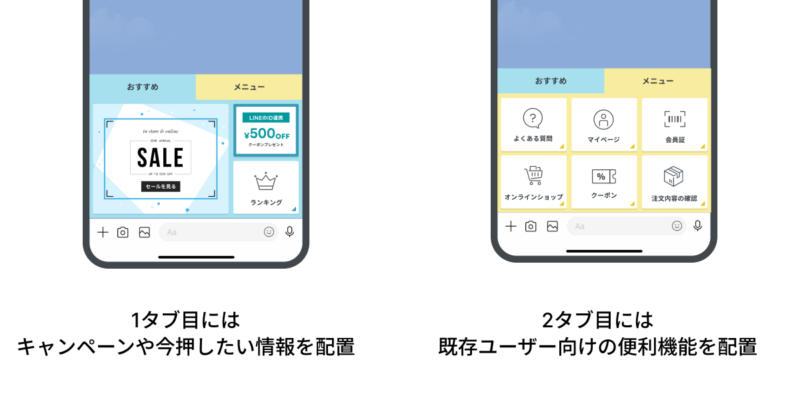 タブの活用イメージ